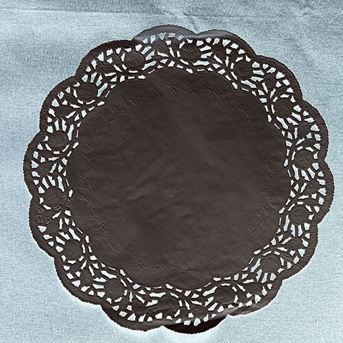 Black Paper Doilies